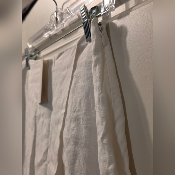 Womens Linen Blend Skort - A New Day Size 2 White - Picture 3 of 8